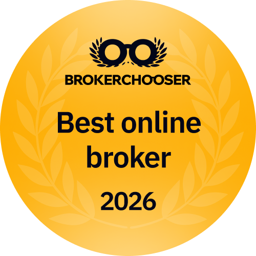 BrokerChooser 2026 Award - Best Online Broker